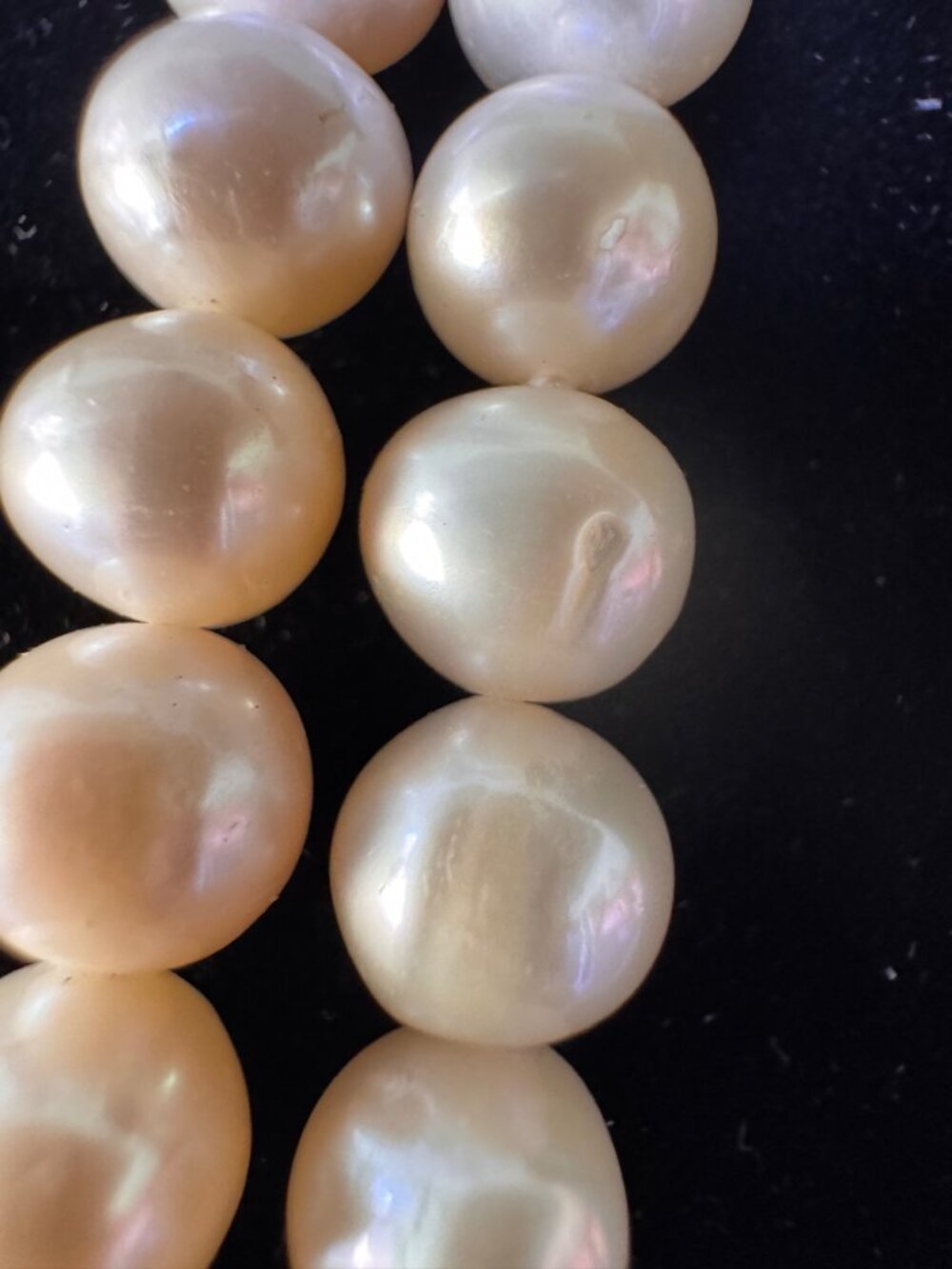Genuine Cultured Freshwater Pearl Necklace 52” Long Rope 8mm 182 Pearls - Picture 4 of 13